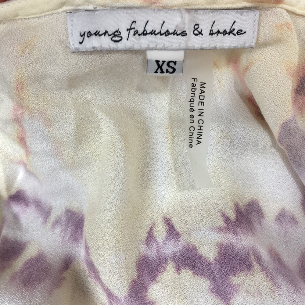 Young, Fabulous, & Broke Jillian Tie-Dye Maxi Dress Size XS - Picture 2 of 9